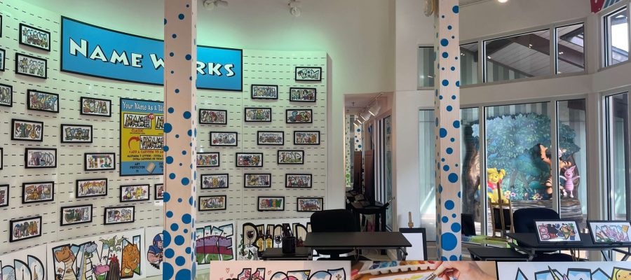 Name Works&trade; display at The Art Corner